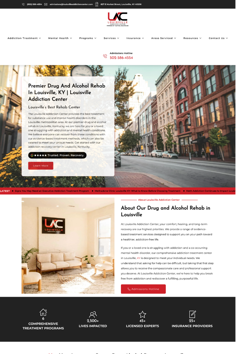 Louisville Addiction Center Case Study